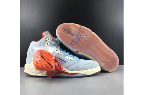 JSP X ICE AIR BLUE 5 JORDAN TROPHY ROOM CI1899-400 CI1899-400 0104